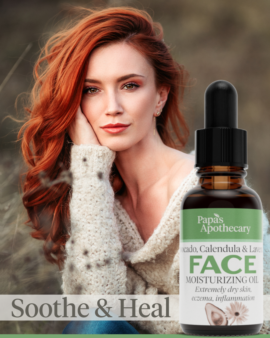 Face Oil - Avocado, Calendula, & Lavender