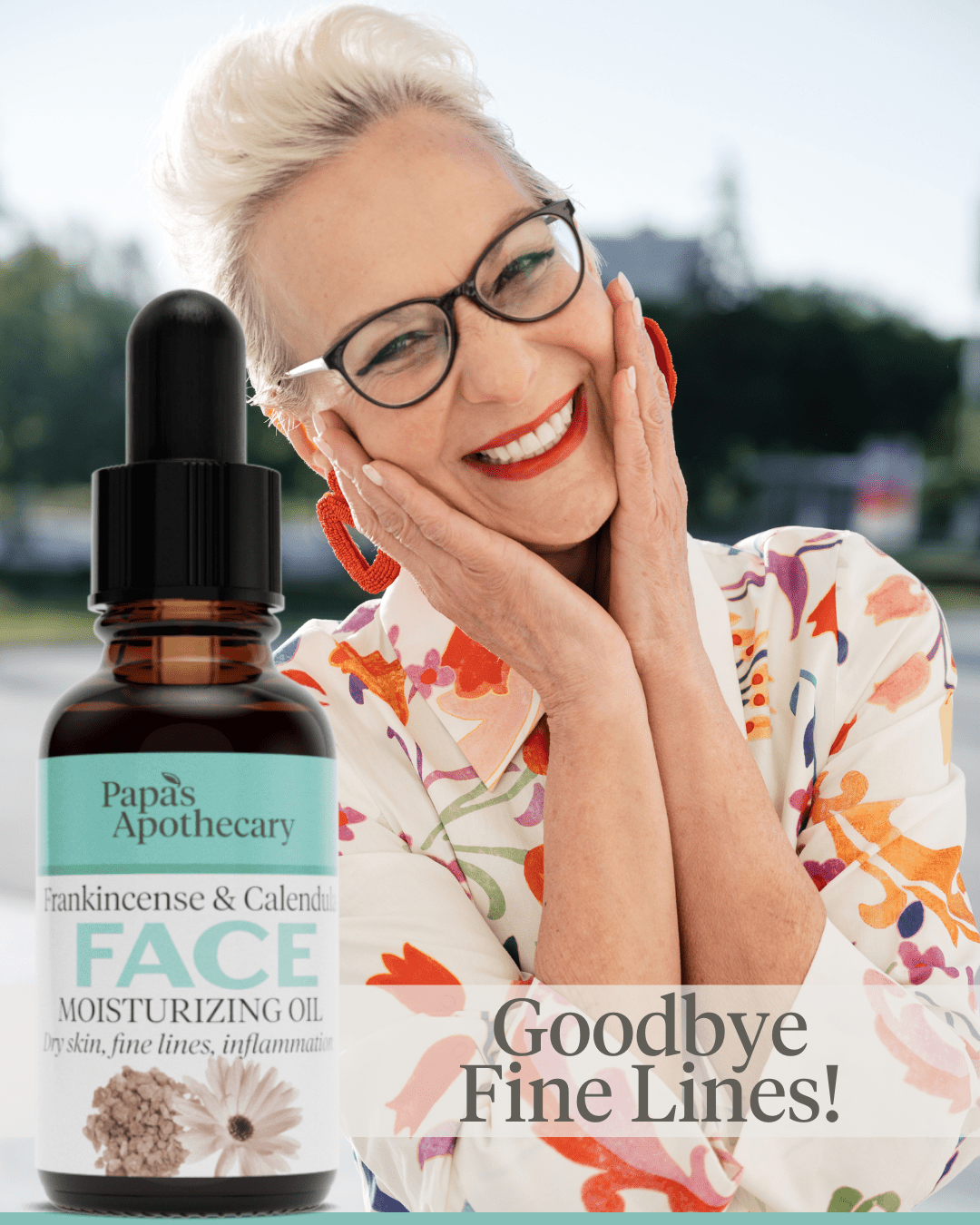Face Oil - Frankincense & Calendula - Natural Botanical Skincare - Papa's Apothecary