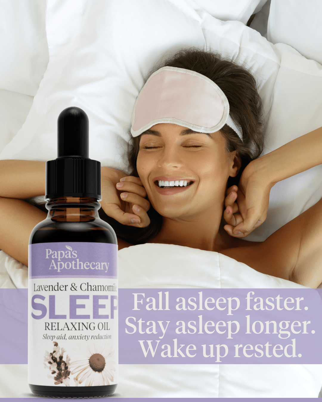 Relaxing Sleep Oil - Natural Botanical Skincare - Papa's Apothecary