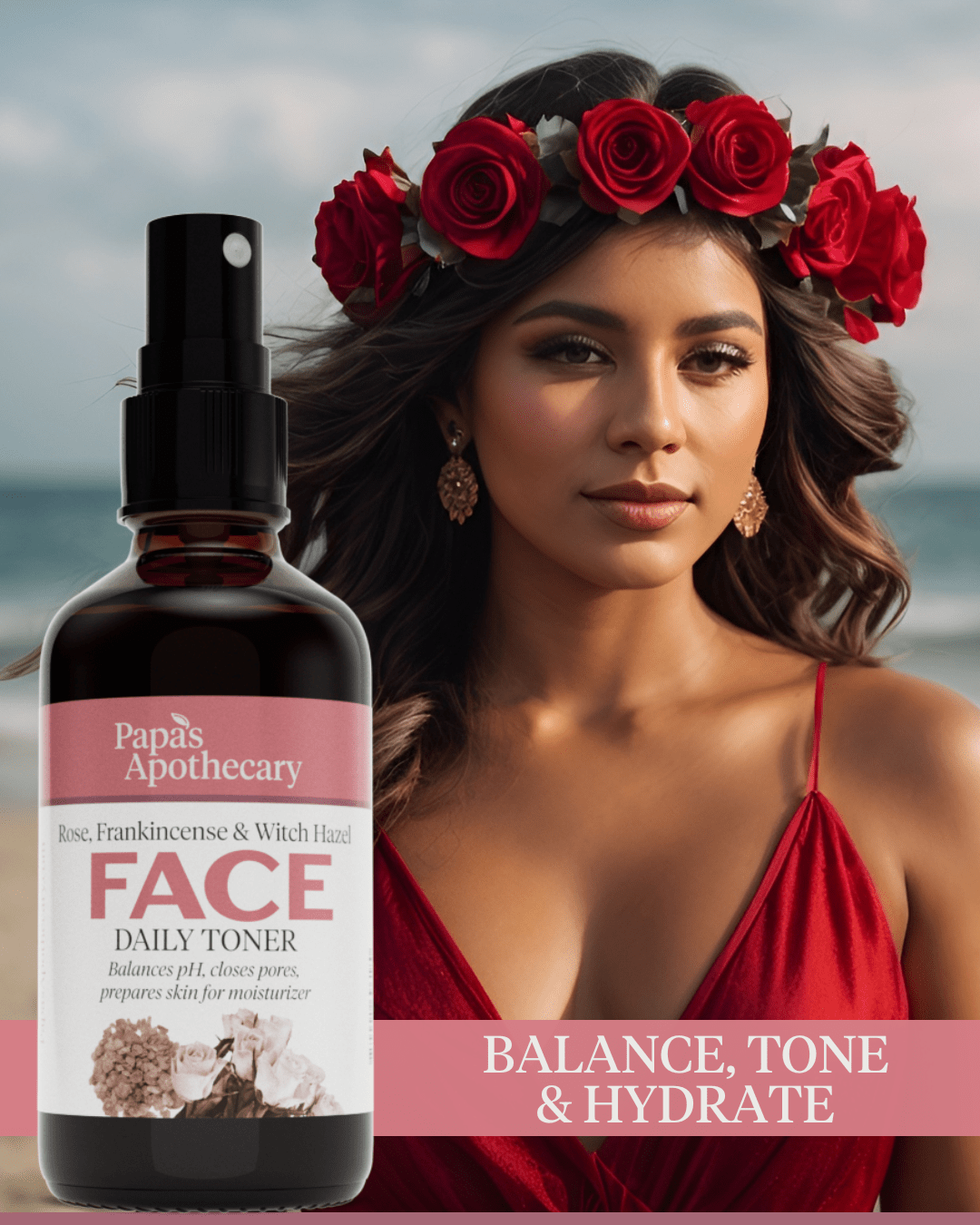 Face Toner - Natural Botanical Skincare - Papa's Apothecary