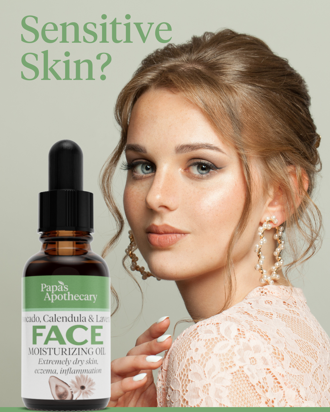 Face Oil - Avocado, Calendula, & Lavender