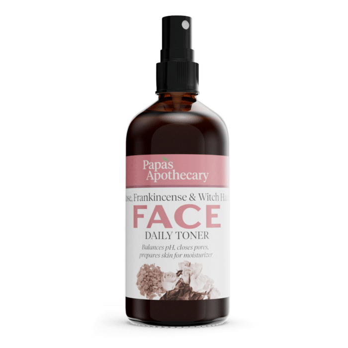 Face Toner - Natural Botanical Skincare - Papa's Apothecary