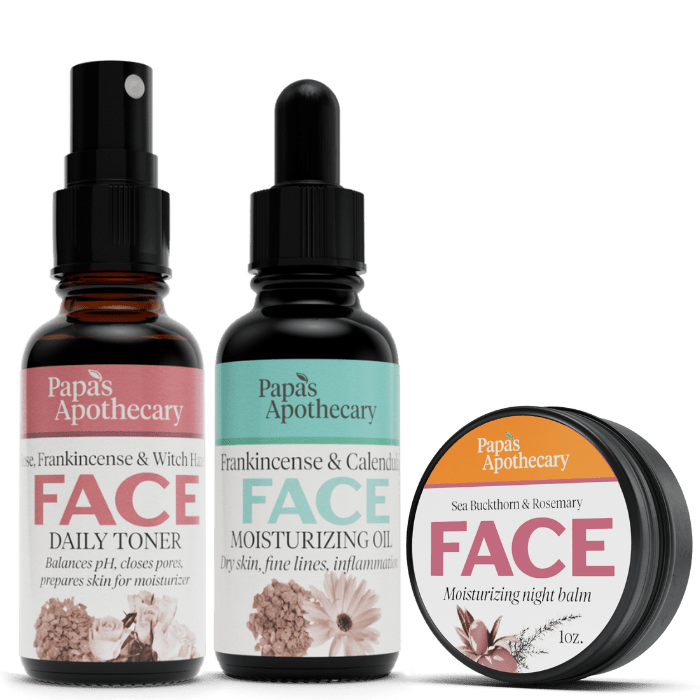 Toning & Moisturizing Bundles - Natural Botanical Skincare - Papa's Apothecary