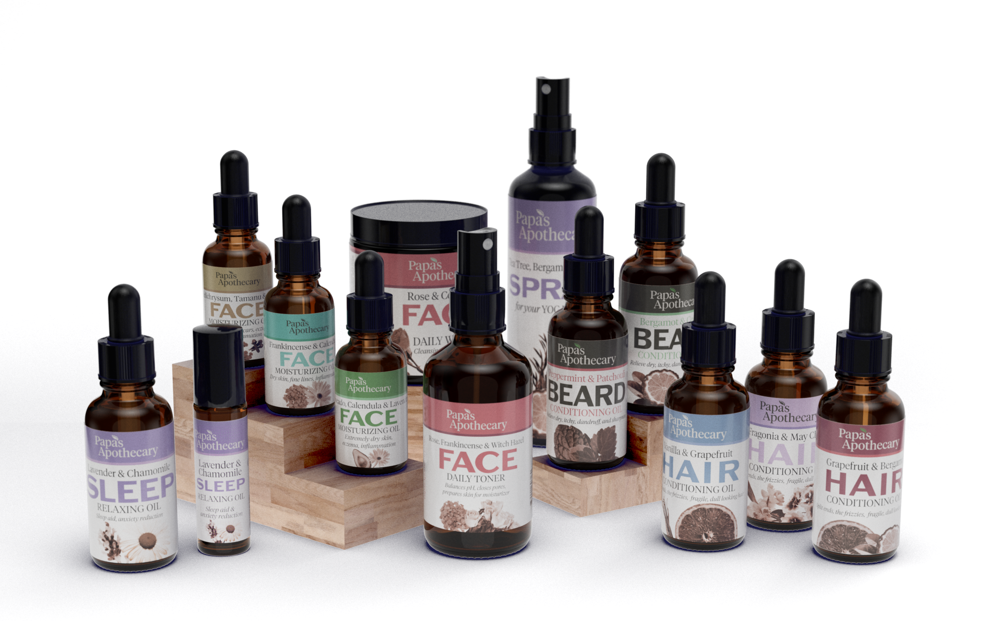 papas apothecary product family