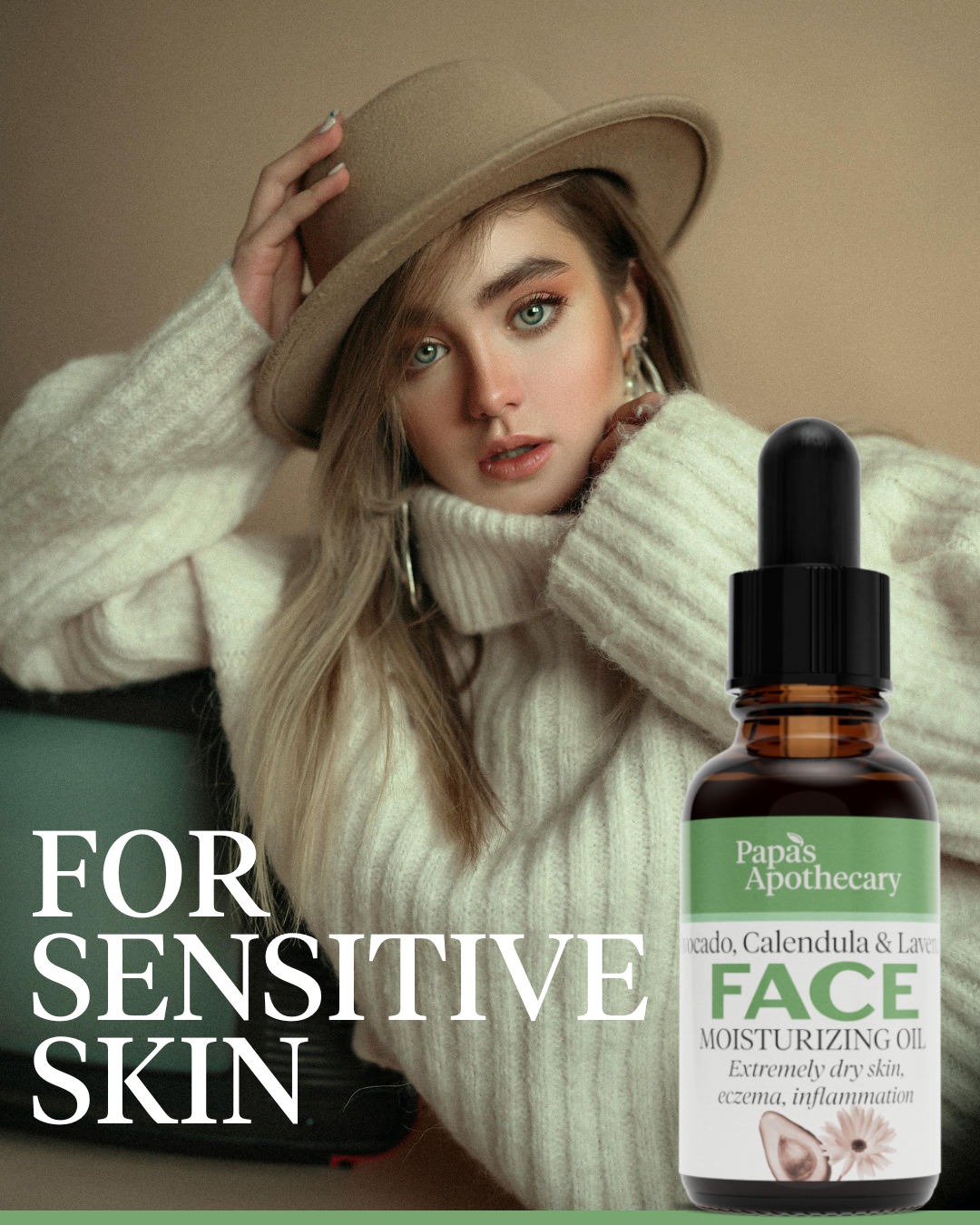 Face Oil - Avocado, Calendula, & Lavender