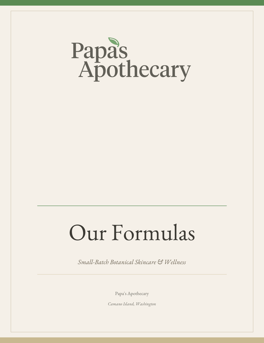 Our Formulas: The Papa's Apothecary Formulary (Digital Download)